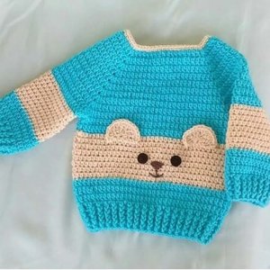 Sky Blue And Light Brown